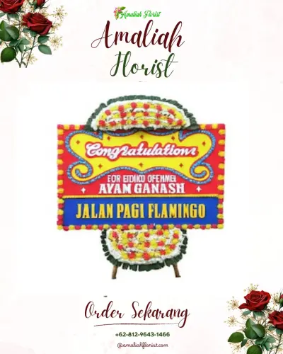 Bunga Papan Congratulation di Kaliajir